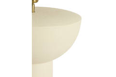 Lamp base Ø27x38,5 cm ISMARA matt cream