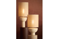 Lamp base Ø27x38,5 cm ISMARA matt cream