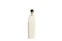 Lamp base 26x12x38 cm CORDOBA matt cream