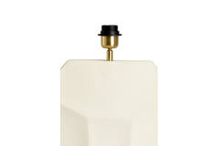 Lamp base 26x12x38 cm CORDOBA matt cream