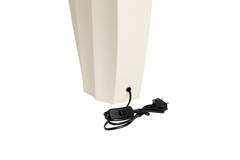 Lamp base 26x12x38 cm CORDOBA matt cream