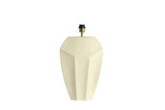 Lamp base 30x13x48 cm CORDOBA matt cream