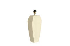 Lamp base 30x13x48 cm CORDOBA matt cream