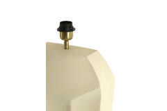 Lamp base 30x13x48 cm CORDOBA matt cream