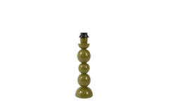 Lamp base Ø10x36 cm BARLES shiny olive green