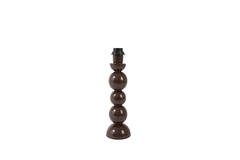Lamp base Ø10x36 cm BARLES shiny dark brown
