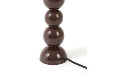 Lamp base Ø10x36 cm BARLES shiny dark brown