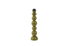 Lamp base Ø10x40,5 cm BARLES shiny olive green