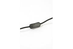 Lamp base Ø10x40,5 cm BARLES shiny dark brown