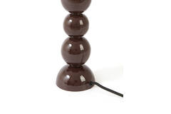 Lamp base Ø10x40,5 cm BARLES shiny dark brown