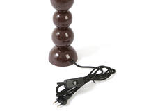 Lamp base Ø10x40,5 cm BARLES shiny dark brown