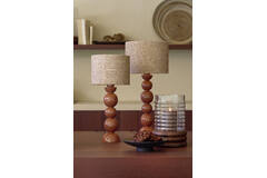 Lamp base Ø10x40,5 cm BARLES shiny terra