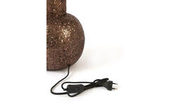 Lamp base Ø26x83 cm BURIRA glitter brown-bronze