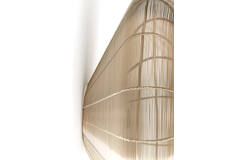 Ceiling lamp Ø40x17 cm BAHOTO light gold