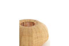 Kap Ø50x21 cm RAFIKA raffia naturel
