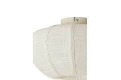 Ceiling lamp Ø30x18 cm ZOSIA linen cream
