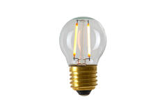 LED kogel Ø4,5x7 cm LIGHT 2W helder E27 dimbaar