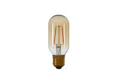 LED staaf breed Ø4,5x11 cm LIGHT 2W amber E27 dimbaar