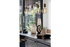 Deco LED globe Ø20x28 cm LIGHT 4W amber E27 dimbaar